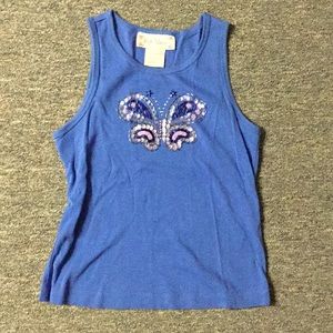 Beaded butterfly tank